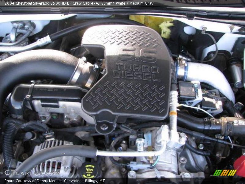 Summit White / Medium Gray 2004 Chevrolet Silverado 3500HD LT Crew Cab 4x4