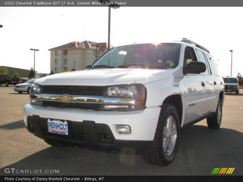 Summit White / Dark Pewter 2003 Chevrolet TrailBlazer EXT LT 4x4