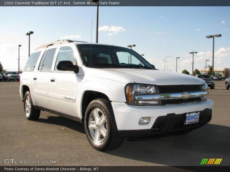 Summit White / Dark Pewter 2003 Chevrolet TrailBlazer EXT LT 4x4