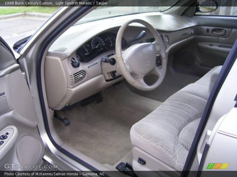 Light Sandrift Metallic / Taupe 1998 Buick Century Custom