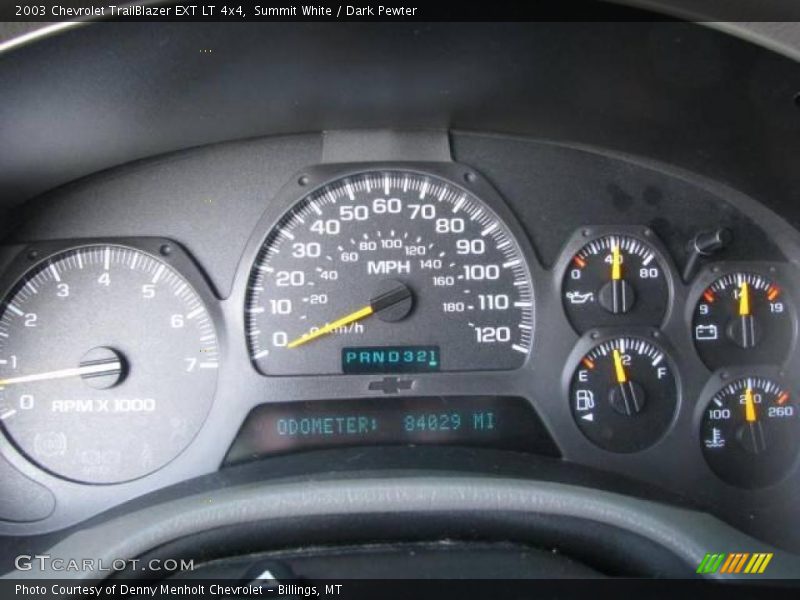 Summit White / Dark Pewter 2003 Chevrolet TrailBlazer EXT LT 4x4