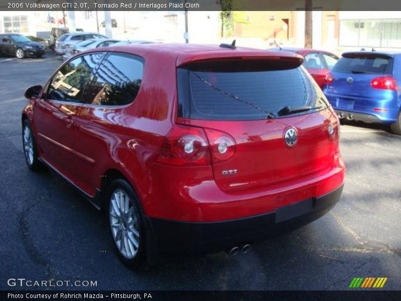 Tornado Red / Interlagos Plaid Cloth 2006 Volkswagen GTI 2.0T