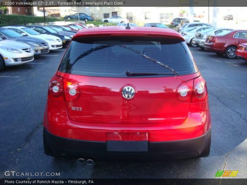 Tornado Red / Interlagos Plaid Cloth 2006 Volkswagen GTI 2.0T
