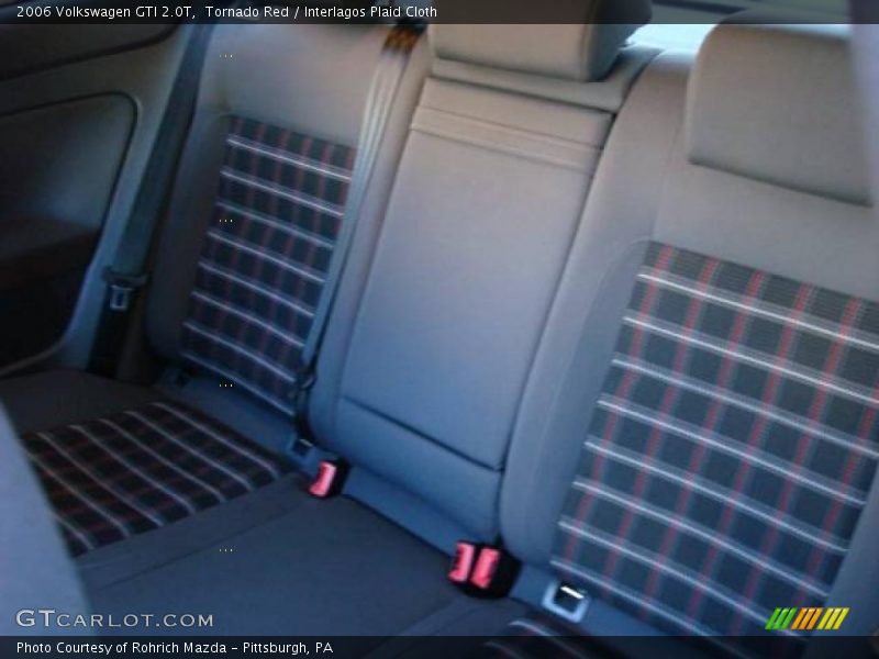 Tornado Red / Interlagos Plaid Cloth 2006 Volkswagen GTI 2.0T