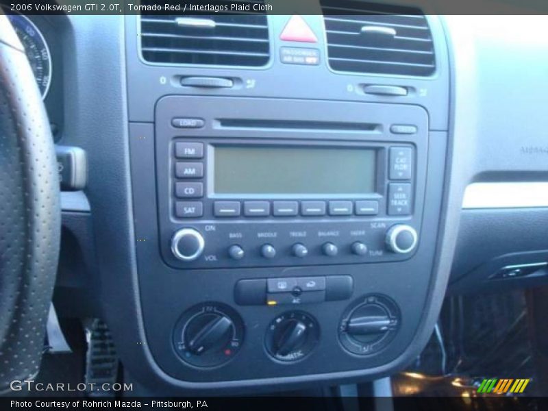 Tornado Red / Interlagos Plaid Cloth 2006 Volkswagen GTI 2.0T