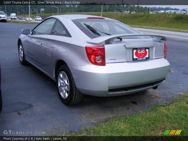 Silver Streak Mica / Black/Silver 2003 Toyota Celica GT