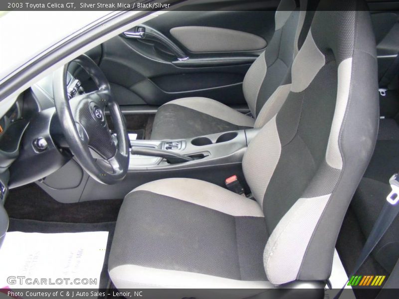Silver Streak Mica / Black/Silver 2003 Toyota Celica GT