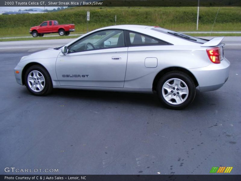 Silver Streak Mica / Black/Silver 2003 Toyota Celica GT
