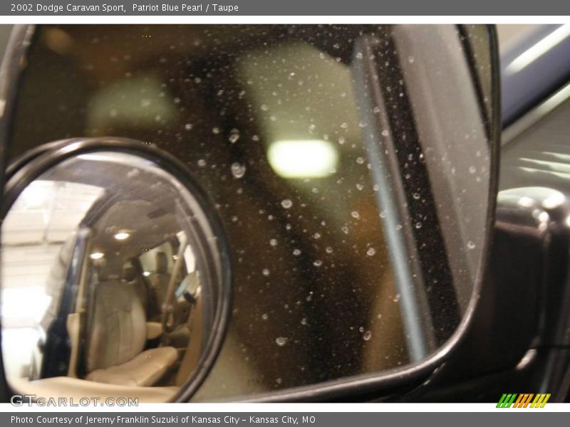 Patriot Blue Pearl / Taupe 2002 Dodge Caravan Sport
