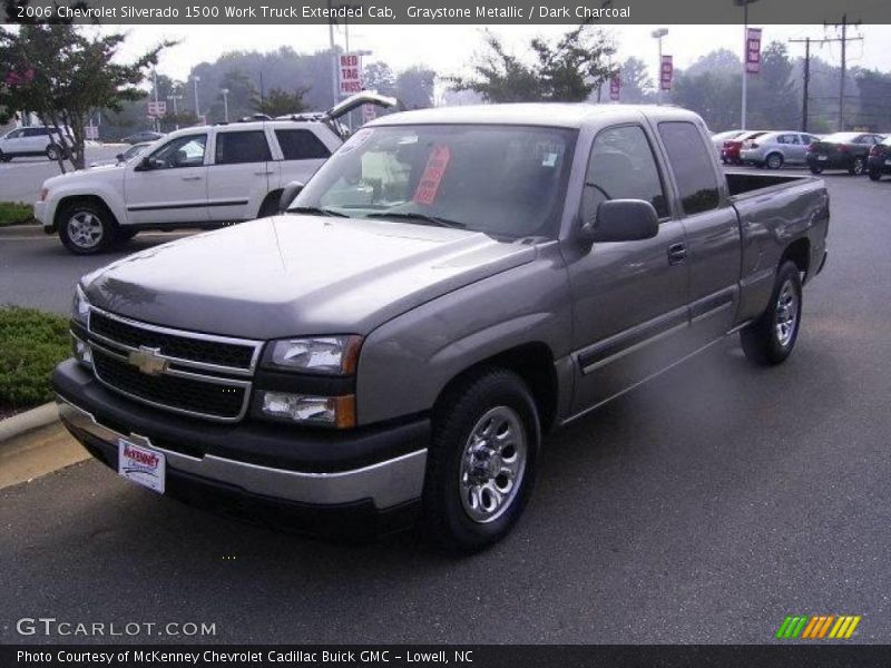 Graystone Metallic / Dark Charcoal 2006 Chevrolet Silverado 1500 Work Truck Extended Cab