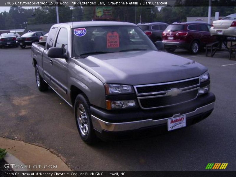 Graystone Metallic / Dark Charcoal 2006 Chevrolet Silverado 1500 Work Truck Extended Cab