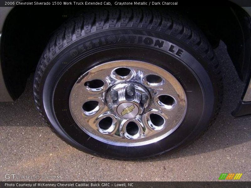 Graystone Metallic / Dark Charcoal 2006 Chevrolet Silverado 1500 Work Truck Extended Cab