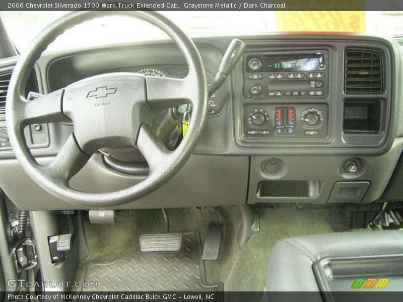 Graystone Metallic / Dark Charcoal 2006 Chevrolet Silverado 1500 Work Truck Extended Cab
