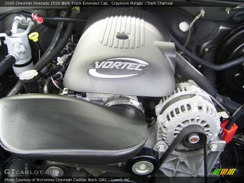 Graystone Metallic / Dark Charcoal 2006 Chevrolet Silverado 1500 Work Truck Extended Cab
