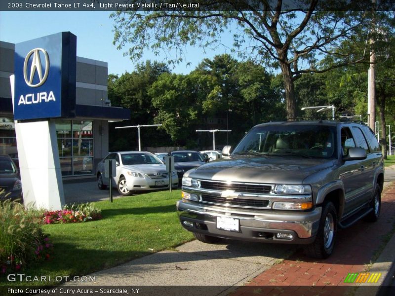 Light Pewter Metallic / Tan/Neutral 2003 Chevrolet Tahoe LT 4x4