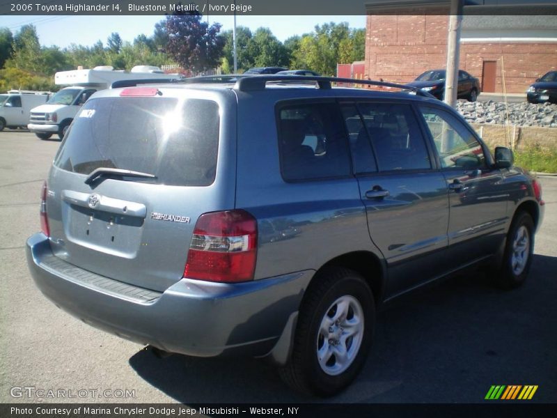 Bluestone Metallic / Ivory Beige 2006 Toyota Highlander I4