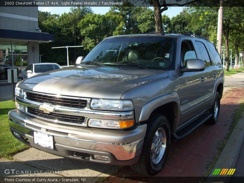 Light Pewter Metallic / Tan/Neutral 2003 Chevrolet Tahoe LT 4x4
