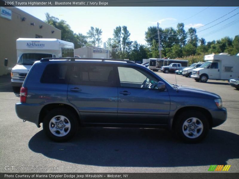 Bluestone Metallic / Ivory Beige 2006 Toyota Highlander I4