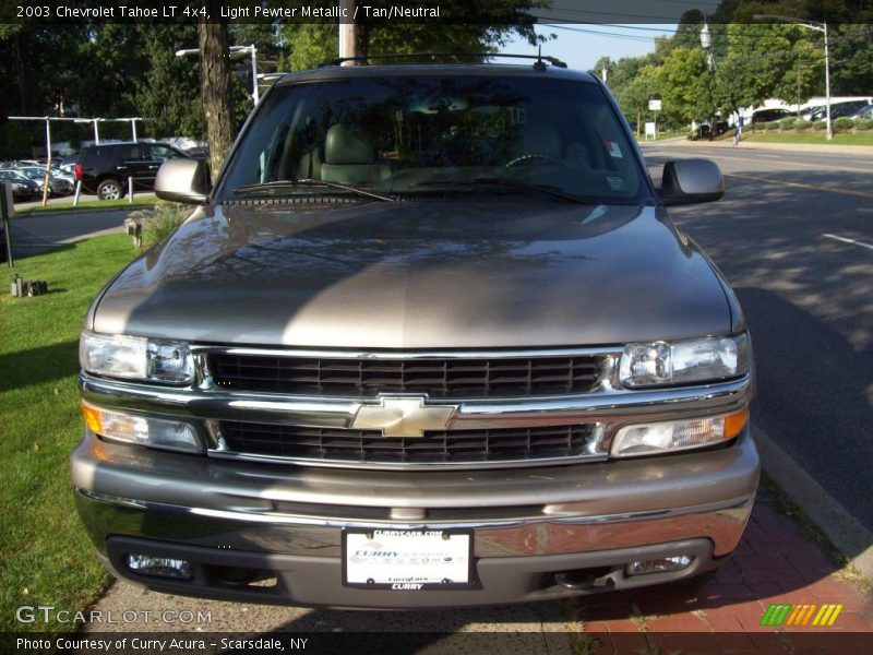 Light Pewter Metallic / Tan/Neutral 2003 Chevrolet Tahoe LT 4x4
