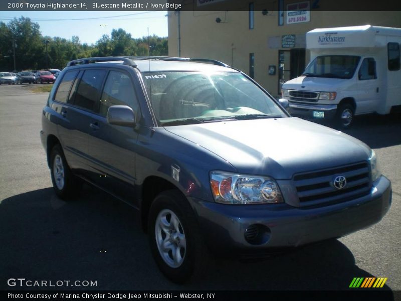 Bluestone Metallic / Ivory Beige 2006 Toyota Highlander I4