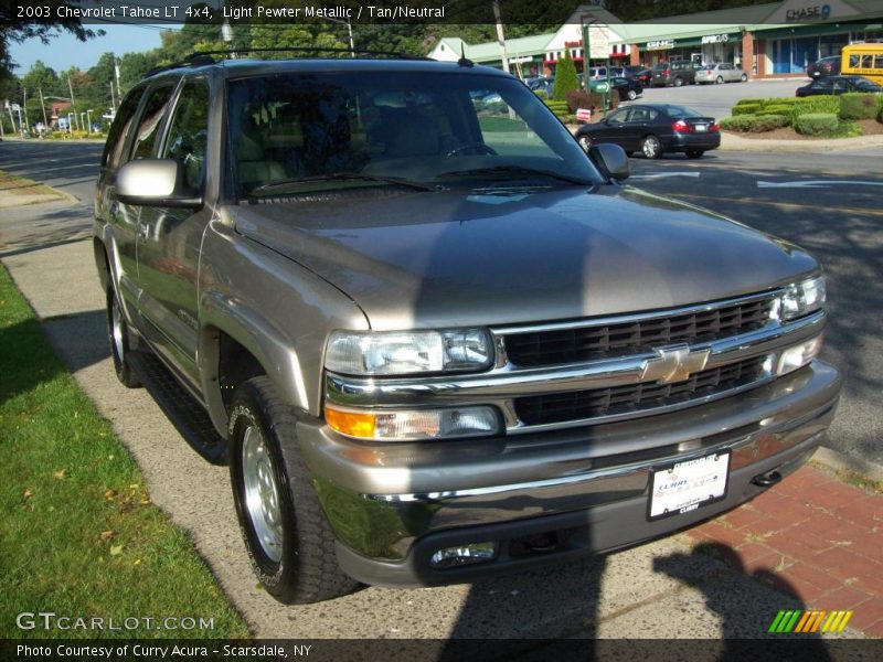 Light Pewter Metallic / Tan/Neutral 2003 Chevrolet Tahoe LT 4x4