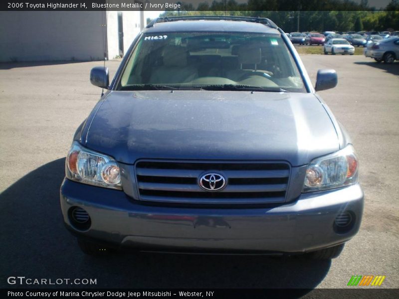 Bluestone Metallic / Ivory Beige 2006 Toyota Highlander I4