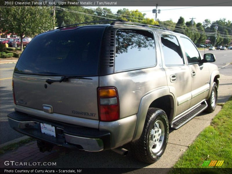 Light Pewter Metallic / Tan/Neutral 2003 Chevrolet Tahoe LT 4x4