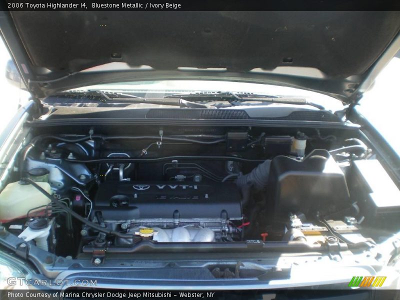 Bluestone Metallic / Ivory Beige 2006 Toyota Highlander I4