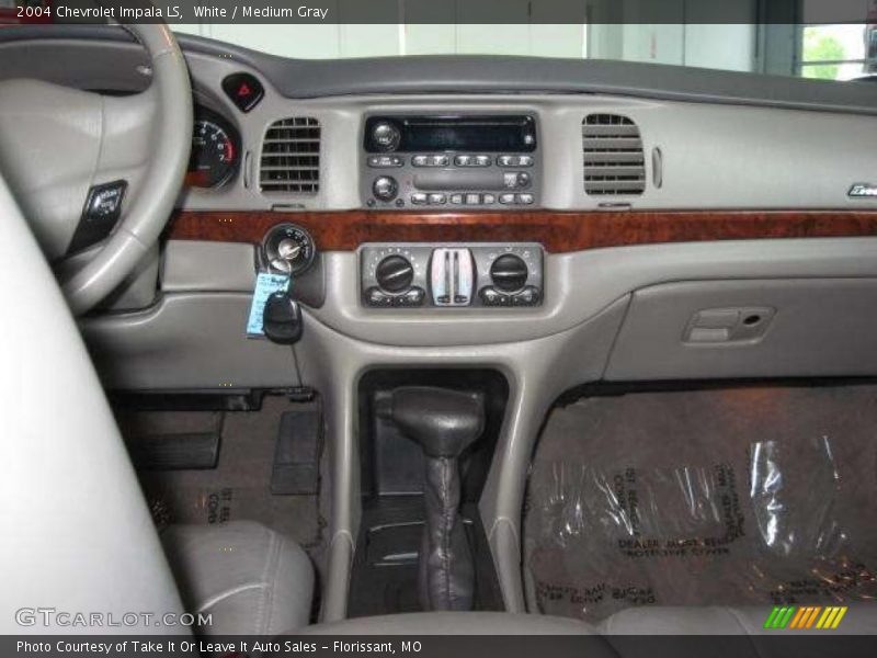 White / Medium Gray 2004 Chevrolet Impala LS