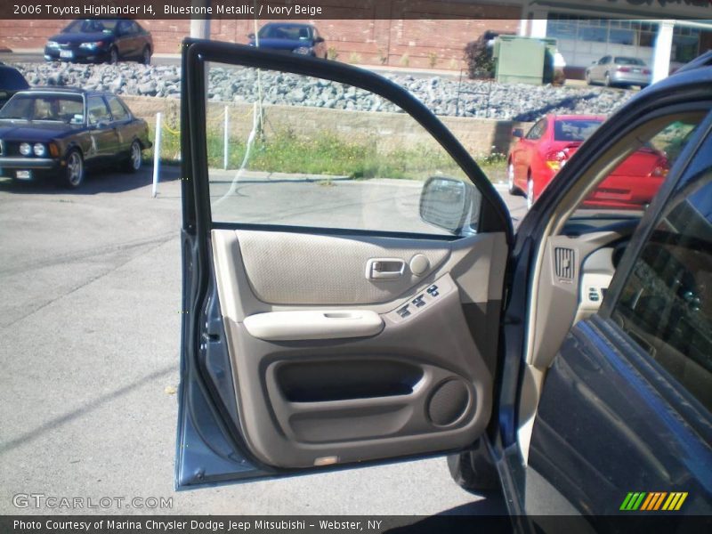 Bluestone Metallic / Ivory Beige 2006 Toyota Highlander I4