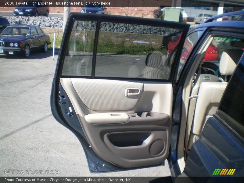 Bluestone Metallic / Ivory Beige 2006 Toyota Highlander I4