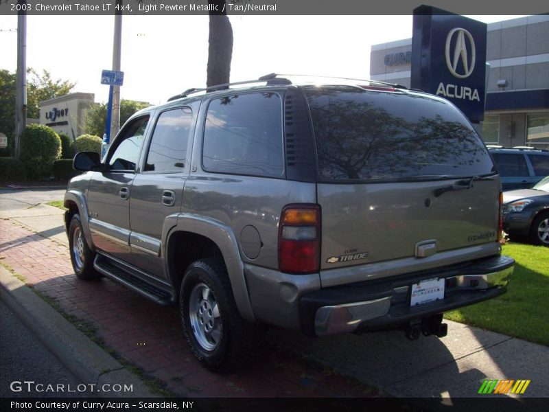Light Pewter Metallic / Tan/Neutral 2003 Chevrolet Tahoe LT 4x4