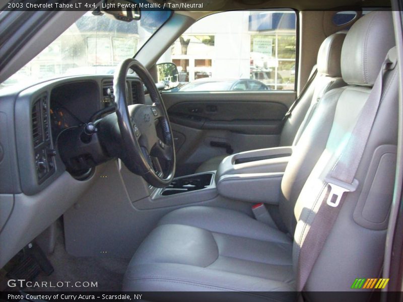 Light Pewter Metallic / Tan/Neutral 2003 Chevrolet Tahoe LT 4x4