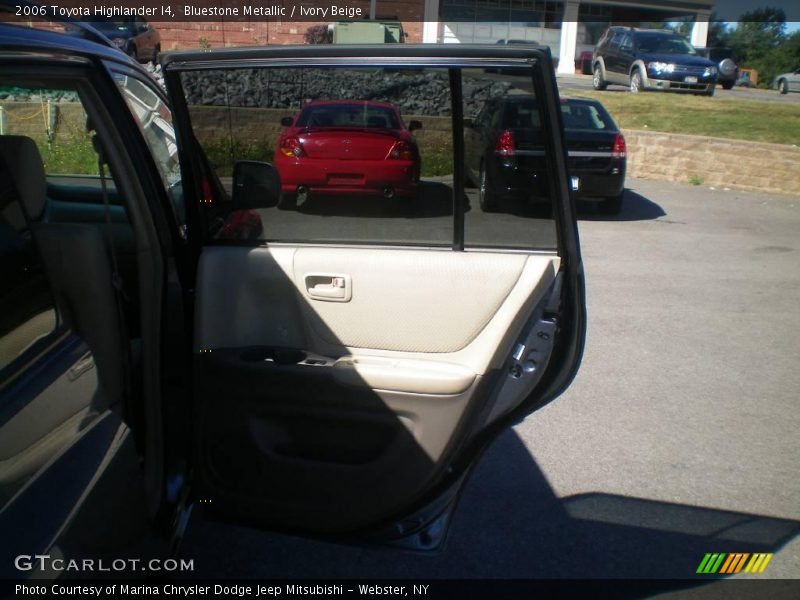 Bluestone Metallic / Ivory Beige 2006 Toyota Highlander I4