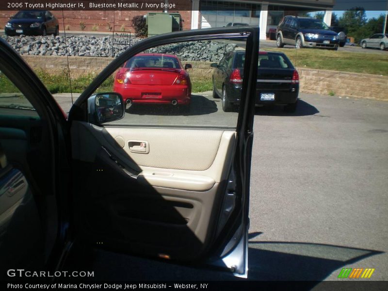 Bluestone Metallic / Ivory Beige 2006 Toyota Highlander I4