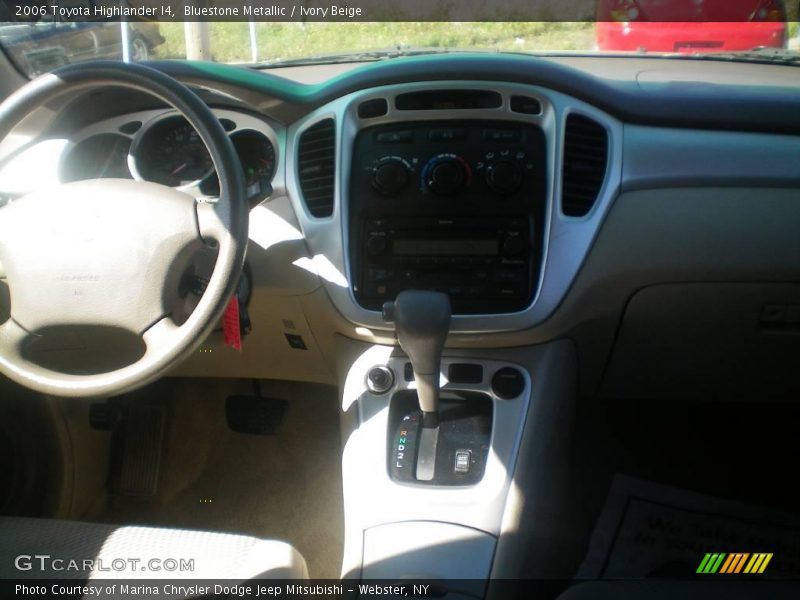 Bluestone Metallic / Ivory Beige 2006 Toyota Highlander I4