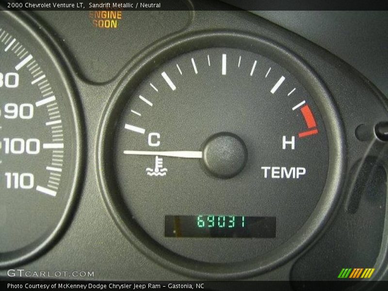 Sandrift Metallic / Neutral 2000 Chevrolet Venture LT