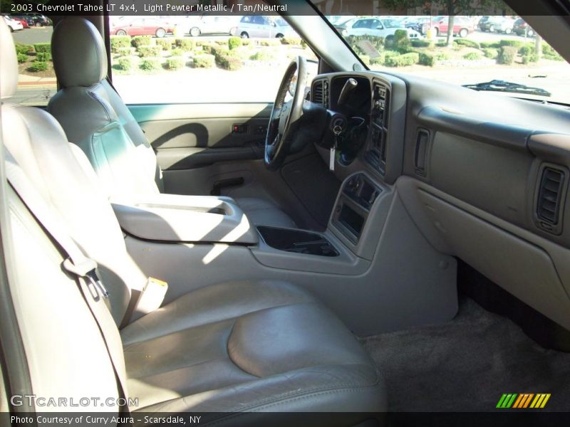 Light Pewter Metallic / Tan/Neutral 2003 Chevrolet Tahoe LT 4x4