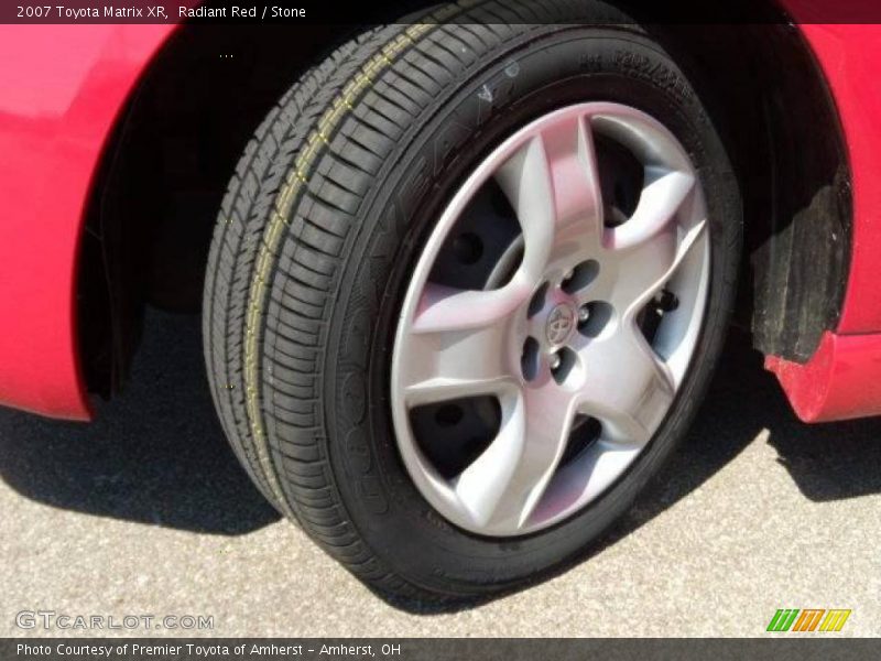 Radiant Red / Stone 2007 Toyota Matrix XR