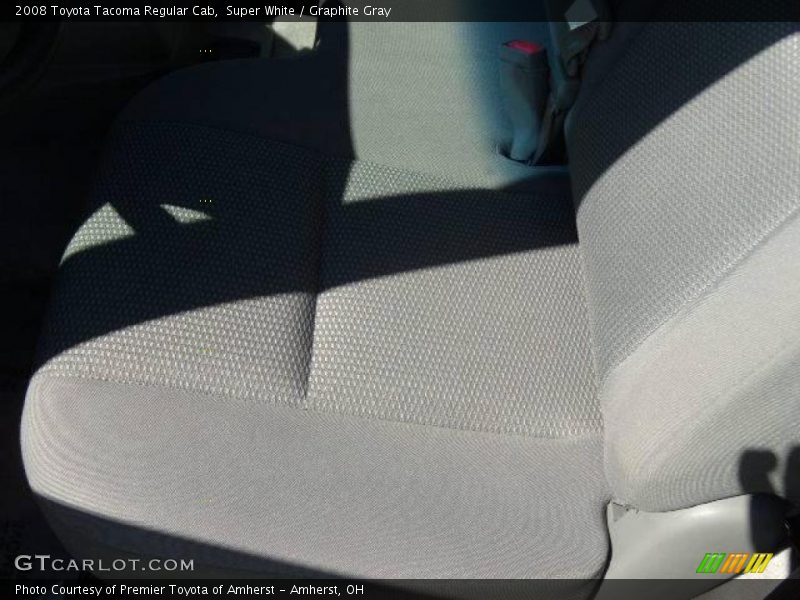 Super White / Graphite Gray 2008 Toyota Tacoma Regular Cab