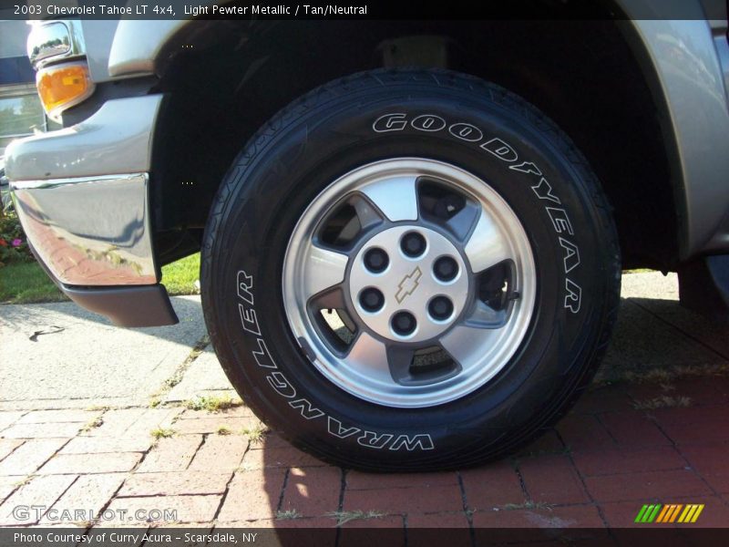 Light Pewter Metallic / Tan/Neutral 2003 Chevrolet Tahoe LT 4x4