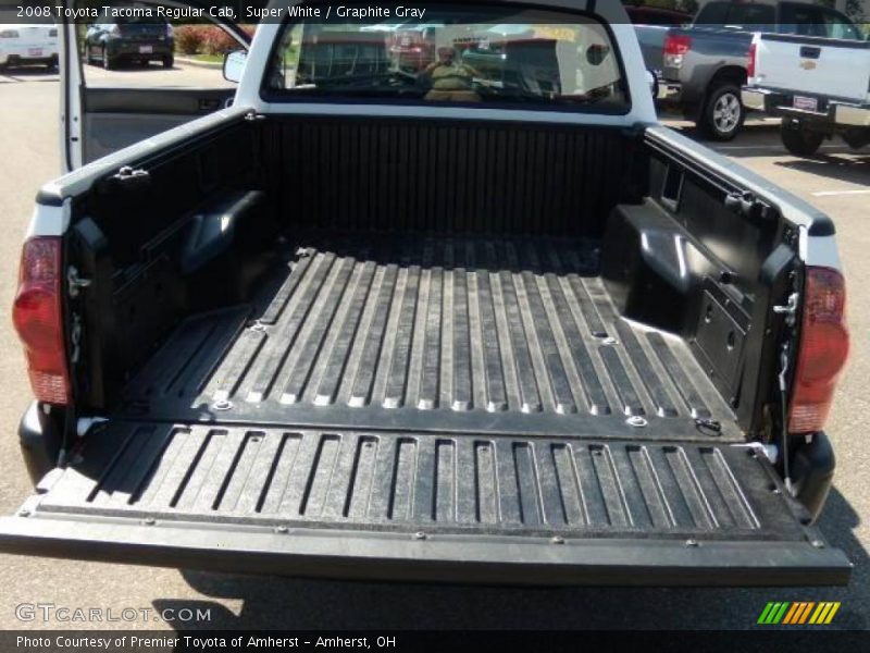 Super White / Graphite Gray 2008 Toyota Tacoma Regular Cab