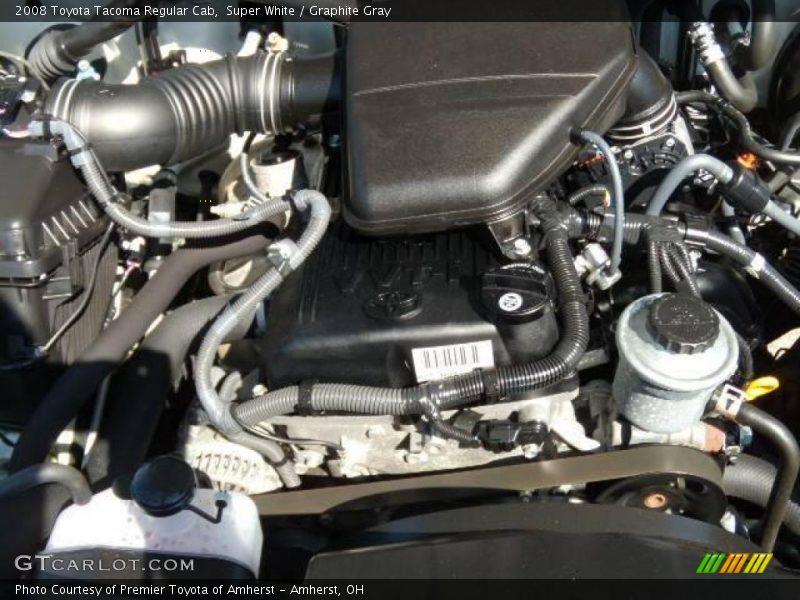 Super White / Graphite Gray 2008 Toyota Tacoma Regular Cab