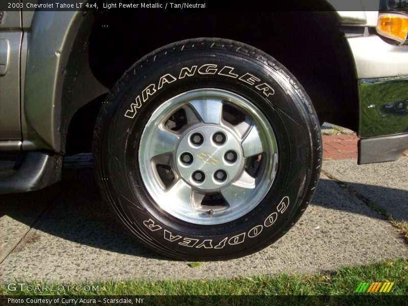 Light Pewter Metallic / Tan/Neutral 2003 Chevrolet Tahoe LT 4x4