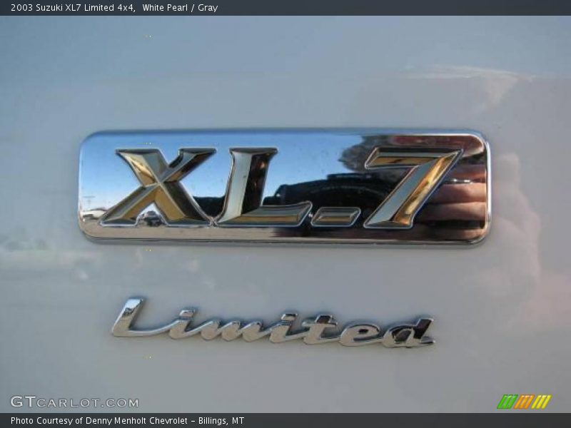 White Pearl / Gray 2003 Suzuki XL7 Limited 4x4