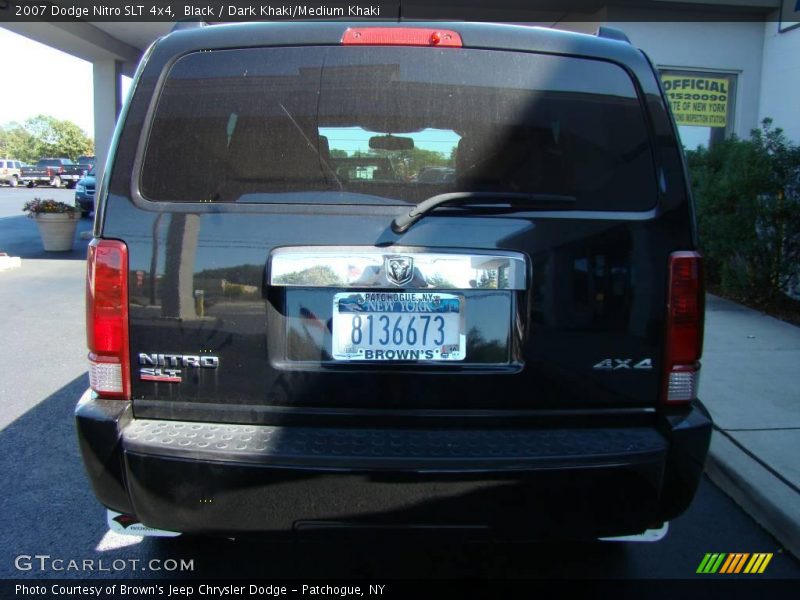 Black / Dark Khaki/Medium Khaki 2007 Dodge Nitro SLT 4x4