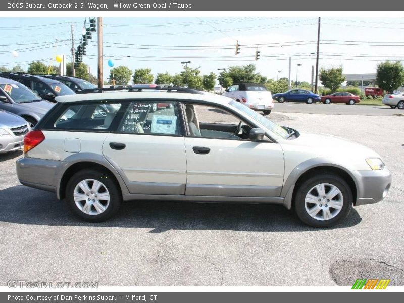 Willow Green Opal / Taupe 2005 Subaru Outback 2.5i Wagon