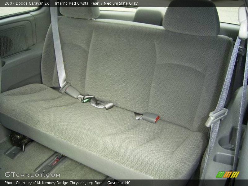 Inferno Red Crystal Pearl / Medium Slate Gray 2007 Dodge Caravan SXT