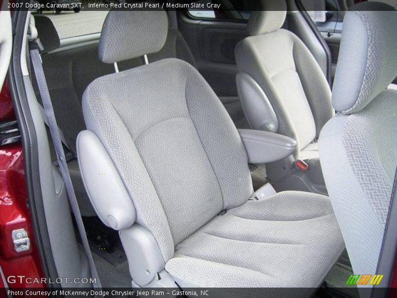Inferno Red Crystal Pearl / Medium Slate Gray 2007 Dodge Caravan SXT