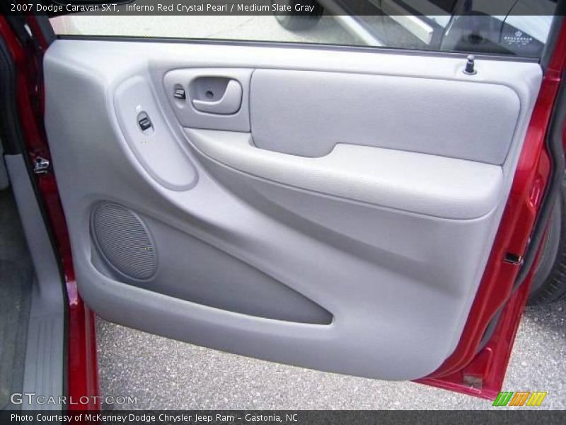 Inferno Red Crystal Pearl / Medium Slate Gray 2007 Dodge Caravan SXT